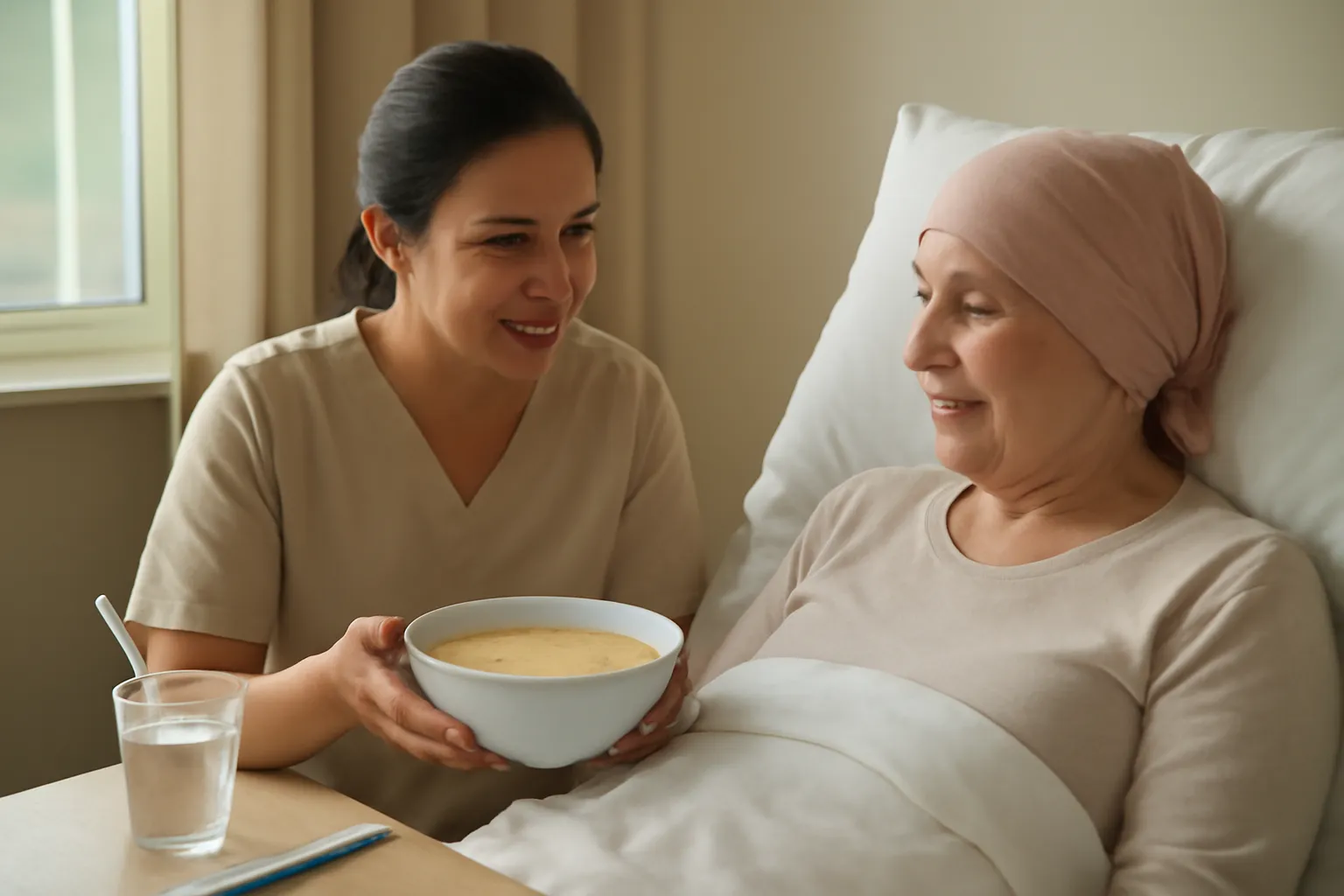 Alimentação e higiene oral para reduzir risco e intensidade da mucosite oral